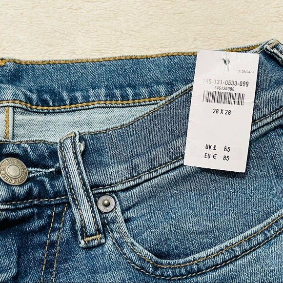 NWT Men’s Size 28 Abercrombie & Fitch Bootcut Stretch Jeans In Blue 28” X 28” - Picture 8 of 11
